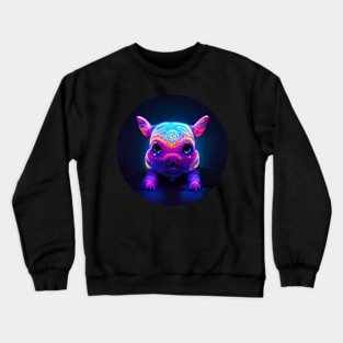 Psychedelic Pig Crewneck Sweatshirt